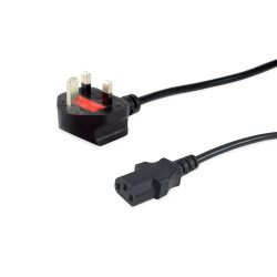 Equip Uk Power Cord, C13 To Bs1363, 