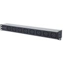 Intellinet 19 1U Rackmount 8-Output C19 (163613)