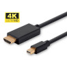 MicroConnect 4K Mini Displayport to HDMI (MDPHDMI3B-4K)
