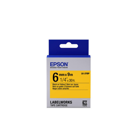 Epson TAPE - LK2YBP PASTEL BLK/ (C53S652002)