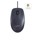 Logitech M100, Corded mouse,Black (910-001602)