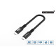 MicroConnect USB-C to USB-C cable 0,15m 