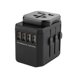 MicroConnect World Travel Adapter, 4 USB A (MC-TRAVELADAPTER2)