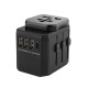 MicroConnect World Travel Adapter, 3 USB A ports and 1 USB-C port