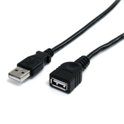 StarTech.com 6 FT USB EXTENSION CABLE (USBEXTAA6BK)