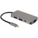 MicroConnect USB-C Mini Dock, USB-C to HDMI, USB A 3.0, USB-C & RJ45