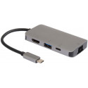 MicroConnect USB-C Mini Dock, USB-C to HDMI, USB A 3.0, USB-C & RJ45 (USB3.1CCOM16)