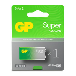 GP Batteries GP SUPER ALKALINE 9V Battery. 