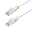 StarTech.com 5M White Slim Cat6 Ethernet 