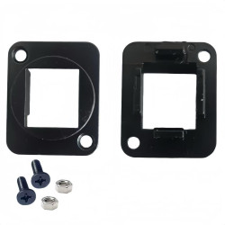 Lanview D-Size Keystone black & 