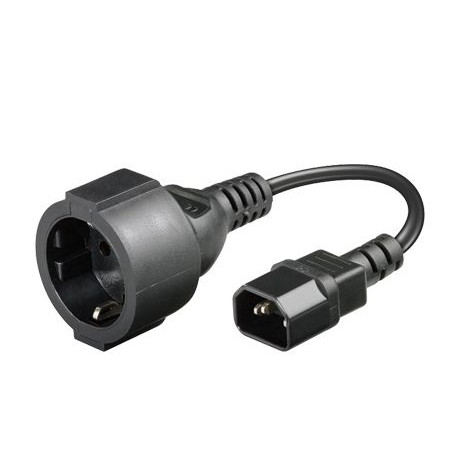 MICROCONNECT POWER CORD C14 SCHUKO M-F REF. PE130075