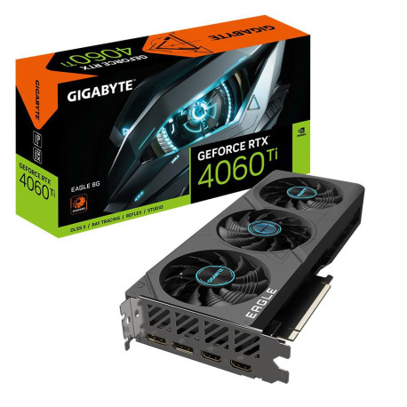 Gigabyte GeForce RTX 4060 Ti EAGLE 8G - 8GB GDDR6, 1x HDMI, 3x DP (GV-N406TEAGLE-8GD)