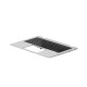 HP SPS-TOPCOVER W/KB BL SR FR 