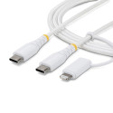 StarTech.com 2M (6Ft) 2-In-1 Rugged Usb-C 