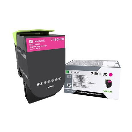  Lexmark Toner Magenta 71B0H30 CS/CX417 ~3500 Pages