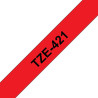 Brother Tape Black on Red 9mm (TZE421)