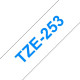 Brother Tape Blue on White 24mm (TZE253)