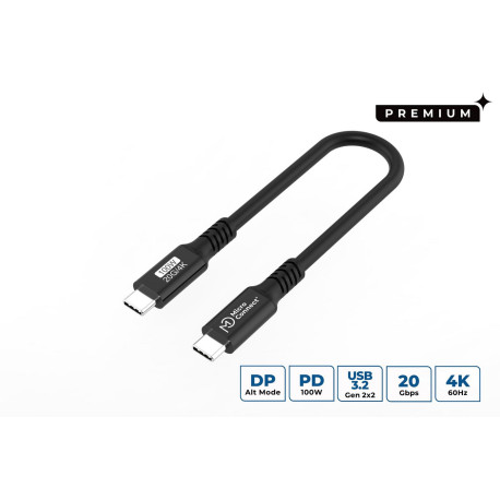 MicroConnect Premium USB-C cable 0,15m 