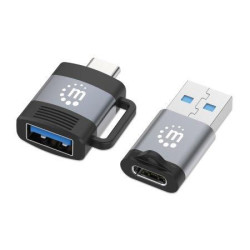 Manhattan 2-Piece Set: Usb-C To Usb-A 