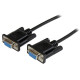 StarTech.com 1M BLACK DB9 NULL MODEM CABLE (SCNM9FF1MBK)