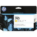 HP 745 CARTOUCHE D'ENCRE JAUNE ORIGINALE 130ML (F9J96A)