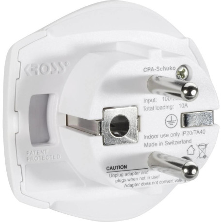 SKROSS 1500211-E Power Plug Adapter 
