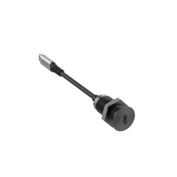 Vivolink USB-C Desk socket black with 
