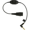 JABRA LINK MOBILE QD TO 3.5 MM W.PTT (8800-00-103)