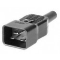 MicroConnect IEC Power Adaptor C20 Plug (C20PLUG)