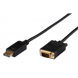 MicroConnect Displayport to VGA Cable 0.5m (DP-VGA-MM-050)