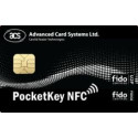 ACS PocketKey NFC Card (dual interface), MOQ 100 pcs