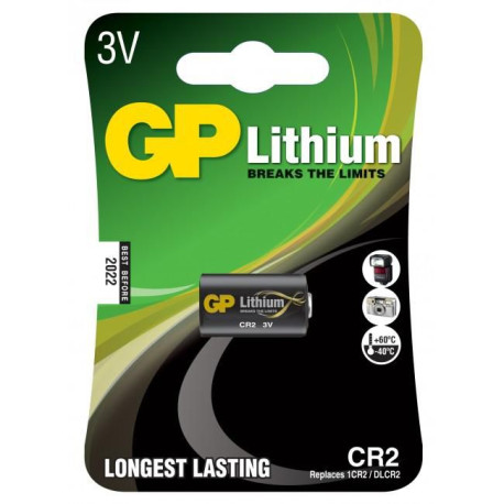 GP LITHIUM BATTERY CR2 (CR2 1-P)