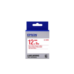 EPSON TAPE LK-4WRN STD RED/WHT 12/9 (C53S654011)