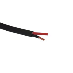 BiTsound Højtalerkabel 2x1,5mm², sort, 