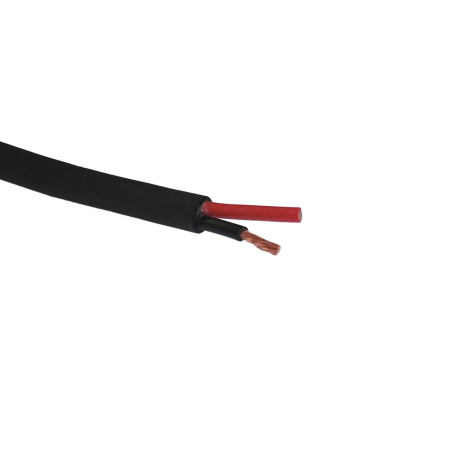 BiTsound Højtalerkabel 2x1,5mm², sort, 