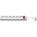 MicroConnect 6-way Schuko Socket 1.8M White (GRU006W)