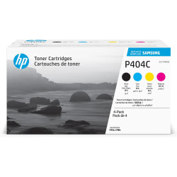  HP Pack de 4 cartouches de toner CLT-P404C noir/cyan/magenta/jaune