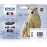  Epson Multipack Noir(e) / Cyan / Magenta / Jaune C13T26164010 26 4 cartouches d' encre: T2601 + T2612 + T2613 + T2614