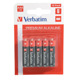 Verbatim ALKALINE BATTERY AAA 10 PACK 
