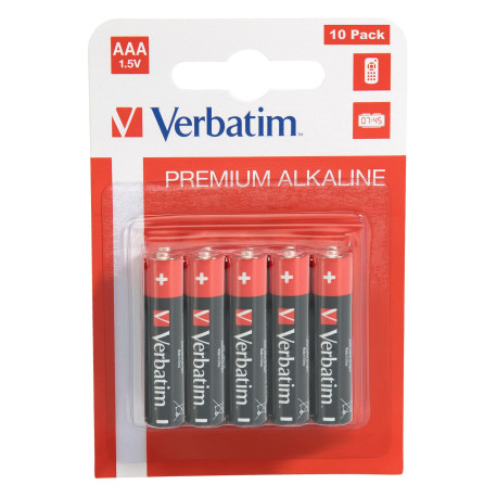 Verbatim ALKALINE BATTERY AAA 10 PACK 