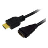 LogiLink HDMI cable, A/M to A/F, 4K/30 (CH0056)