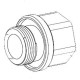 Bosch Adapter, M25 to 3/4NPT, (MIC-M25XNPT34-B)