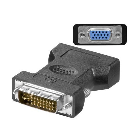 MicroConnect Adapter DVI-I 24+5 - HD15 M-F (MONAJ)