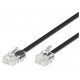 MicroConnect RJ11-RJ45 1M M/M Black (MPK451S)