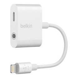Belkin 3.5 MM AUDIO+CHARGE 4in Wht (F8J212BTWHT)