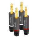 LogiLink Wire Connector Banana Grey 
