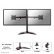 NEWSTAR NEOMOUNTS BY DESK MOUNT 10 â€“ 27P 2 SCREENS BLACK MAX 16KG (NM-D335DBLACK)