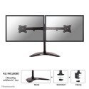 NEWSTAR NEOMOUNTS BY DESK MOUNT 10 â€“ 27P 2 SCREENS BLACK MAX 16KG (NM-D335DBLACK)