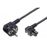 MicroConnect Power Cord CEE 7/7 - C5 3m (PE010830A)