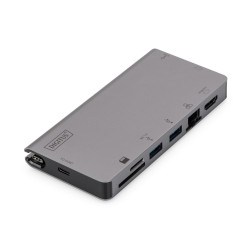 Digitus USB-C Multiport Travel Dock, (DA-70877)